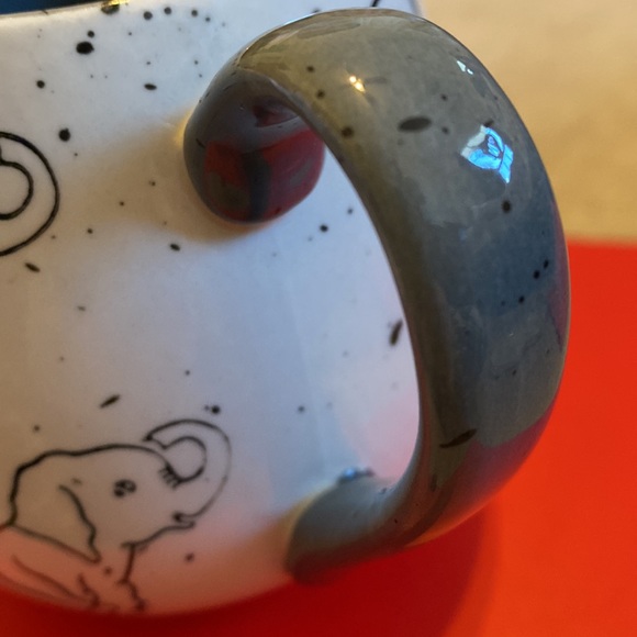 ☀️ 2pc Elephant Bowl & Big Mug Microwave Dishwasher Safe Set - Picture 6 of 14